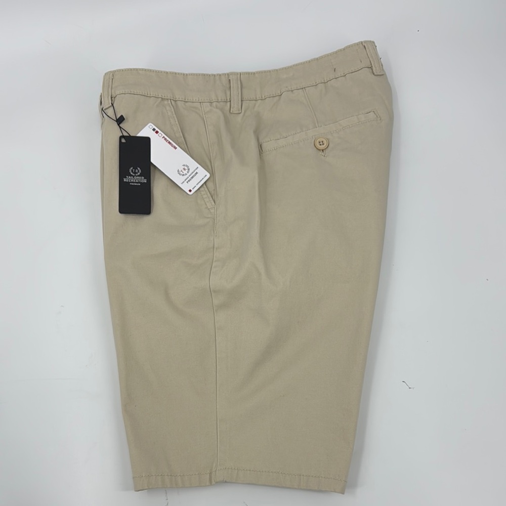 T.R Premium Men's Tan Slim Fit Casual Shorts Size 40 NWT